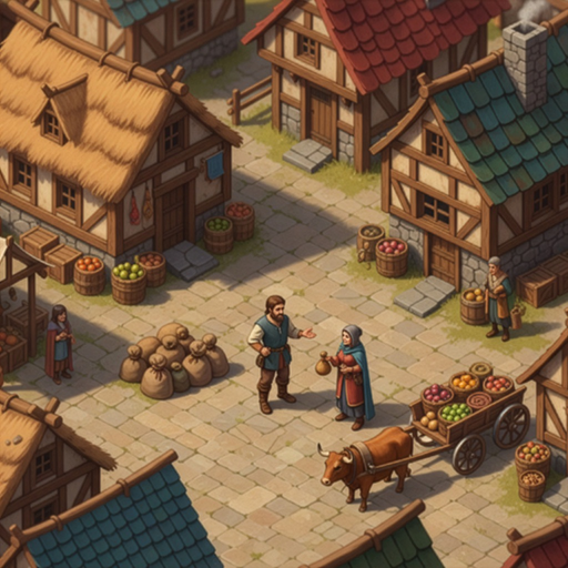 Idle Medieval Merchant Tycoon app icon