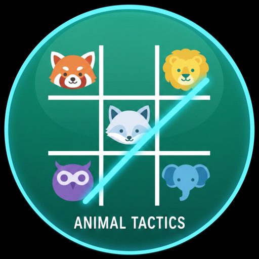 Tic Tac Toe: Animal Tactics app icon