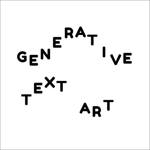 Generative Text Art app icon
