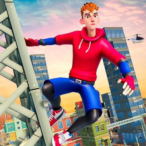 Robot Spider Rope Hero Man Sim app icon