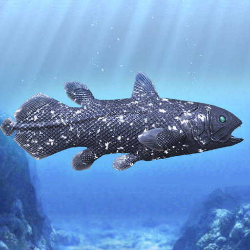 Coelacanth and ancient fish app icon