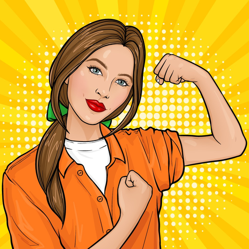 Girl Power Stickers!! app icon