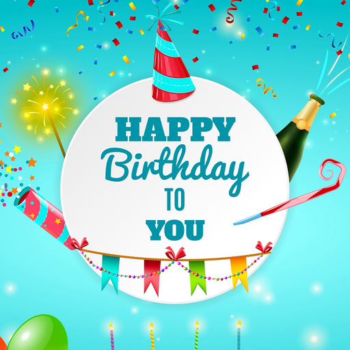Animated Birthday Card Wishes app icon