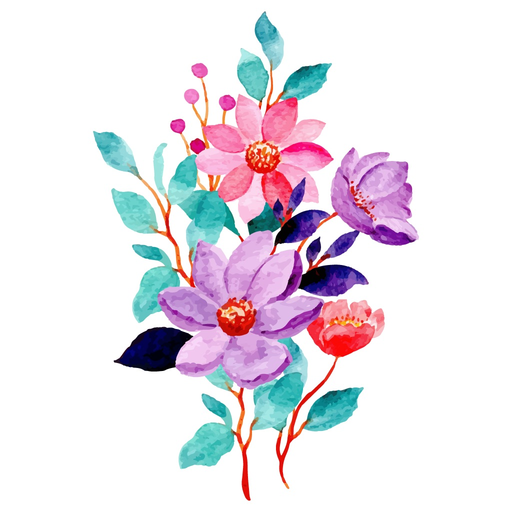 Watercolor Nature Stickers app icon