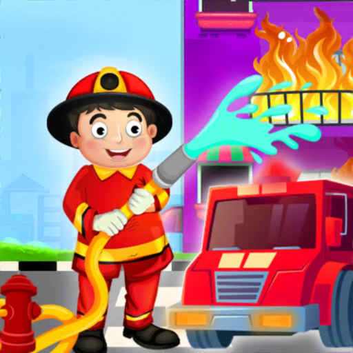 Pretend Play Town Fire station app icon
