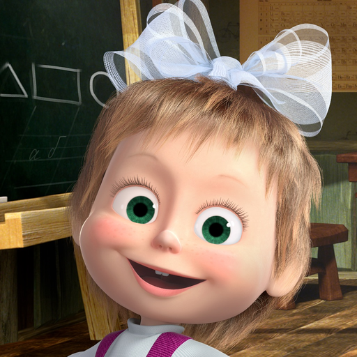 Masha and the Bear Kids Games app icon