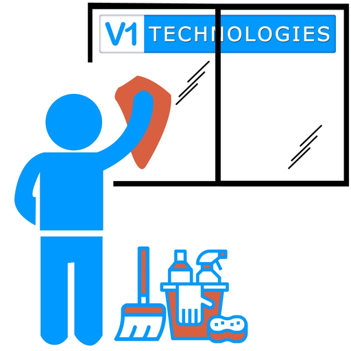 V1 Cleaners app icon