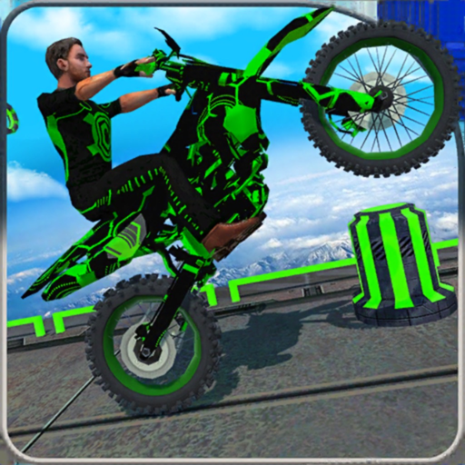 Mega Ramp Stunt Bike Games app icon