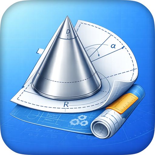 Flat Pattern Cone Calculator app icon