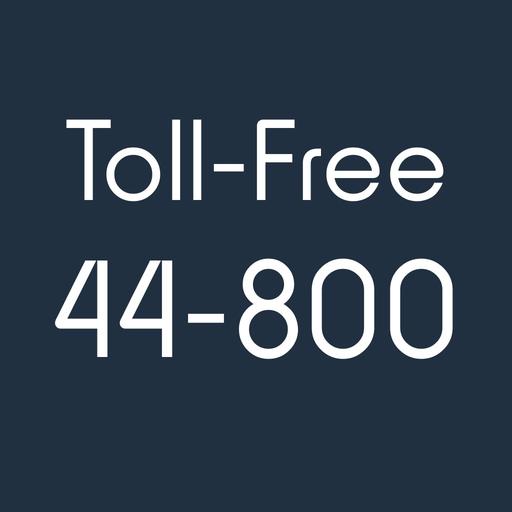 Toll-Free UK virtual number app icon