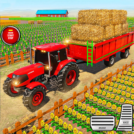 Indian Tractor Farm Simulator app icon
