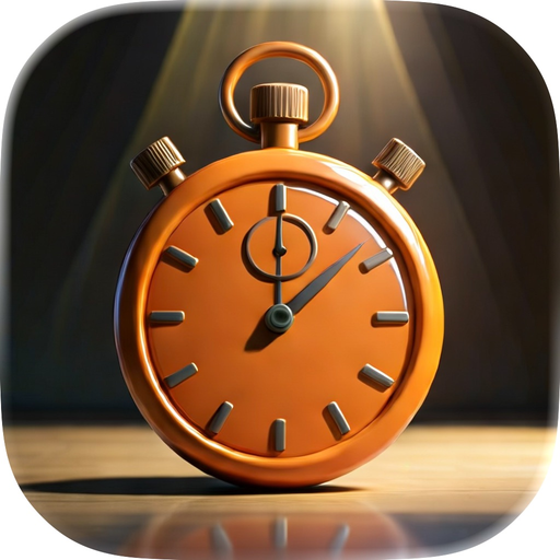 An Orange StopWatch app icon