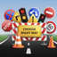 Traffic Signs Stickers!! icon