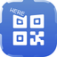 QR Code Here icon