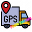 GPS Package Delivery icon