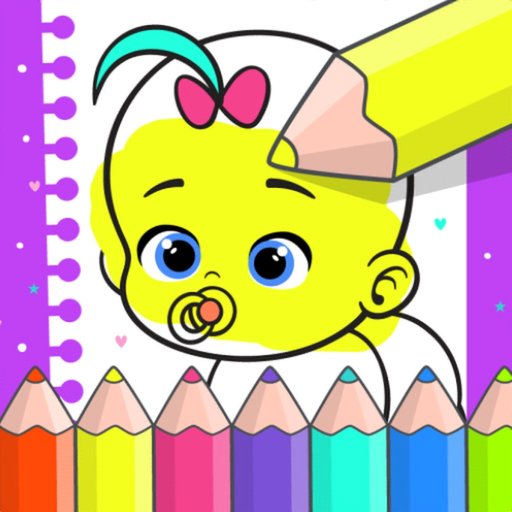 Coloring Babies - Baby drawing app icon