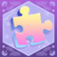 Happy jigsaw puzzles - calm icon