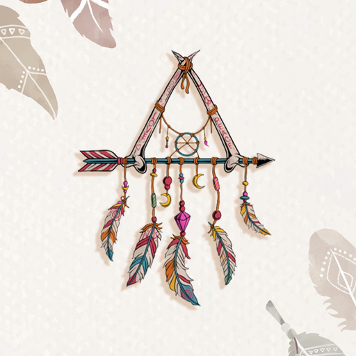 Pretty Boho Stickers app icon