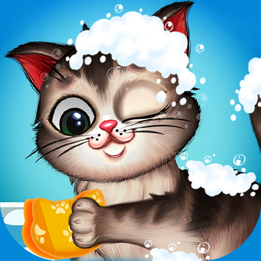 My Fluffy Kitty: Pet Care Game app icon