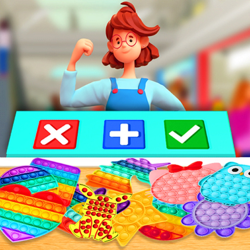 Fidget Trade 3D: bubble pop it app icon