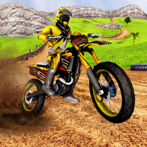 Dirt Bike Stunt Motocross Game app icon