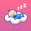 White noise generator, pink icon
