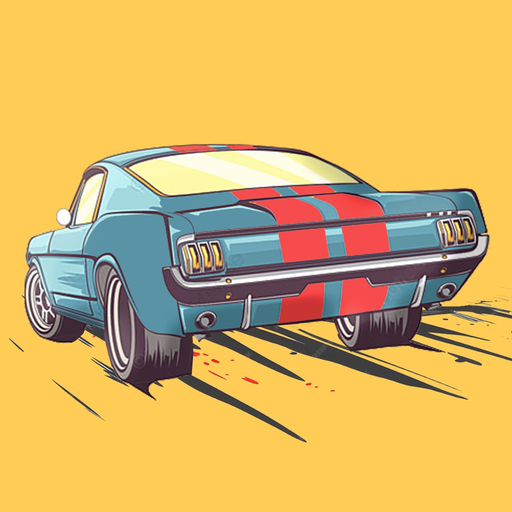 American Vintage Car Stickers app icon