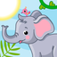 Baby learning games for kids icon