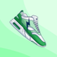 Step Counter. Walk Drawing Art icon