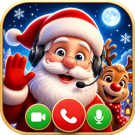 Call Santa Claus AI app icon