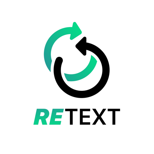 ReText: repeat text repeater app icon