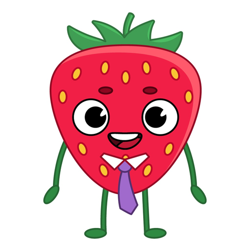 Kawaii Strawberry Emojis app icon