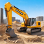 Excavator Truck Parking 3D icon