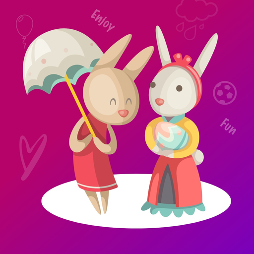 Tales and stories with audio app icon
