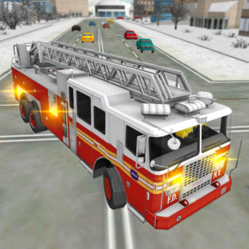 Fire Truck Flying Car app icon