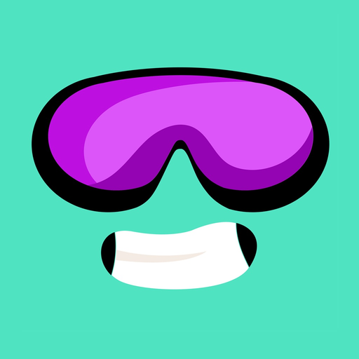 Face filter kids game FluoMask app icon