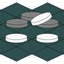 Checkers Modern icon