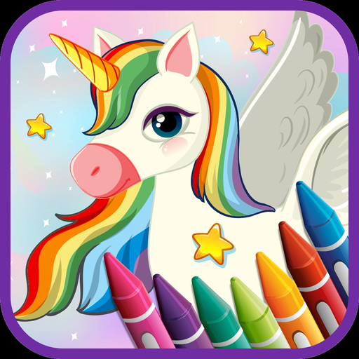 Unicorn Coloring Games - Art app icon
