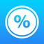 Percentage Calculator, Percent icon