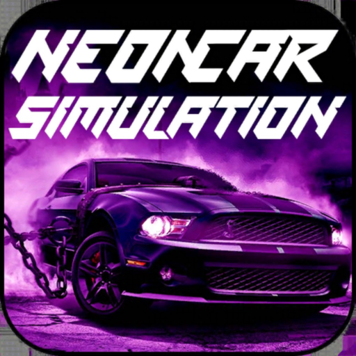 Neon Car Drift Simulator app icon