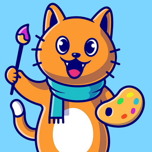Coloring Book. Paint & Draw app icon