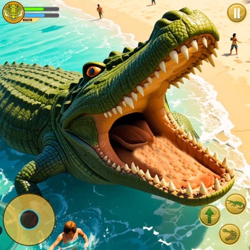 Crocodile Attack Wild Sim Game app icon