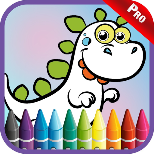 Dinosaur Coloring Pages Puzzle app icon