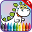 Dinosaur Coloring Pages Puzzle icon