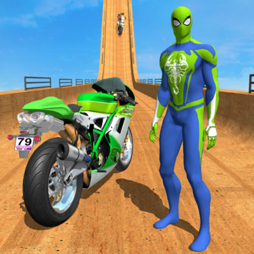Superhero Bike Stunt Master 3D app icon