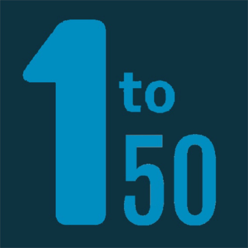 One to 50 app icon