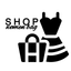 Women's clothing and bags shop icon