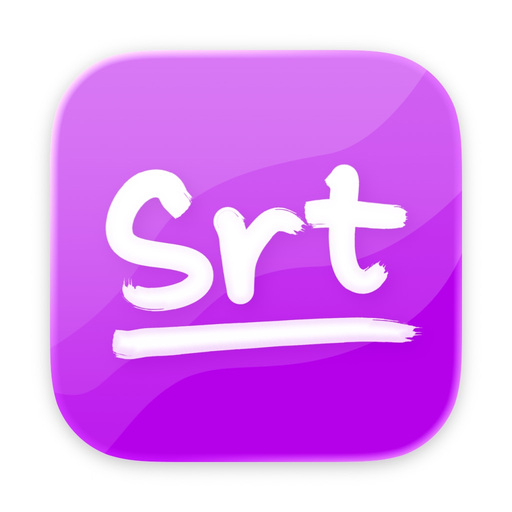 JY Subtitle SRT Export app icon