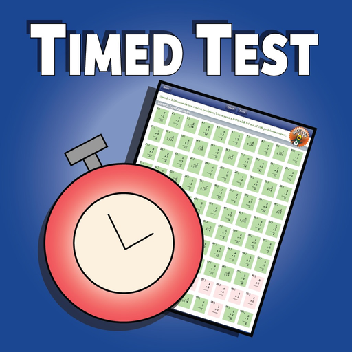 Timed Test for Math Facts app icon