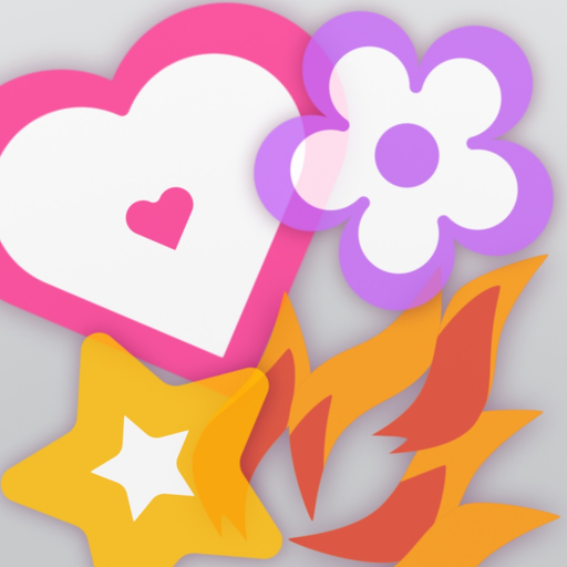 Animated Hearts Stickers app icon